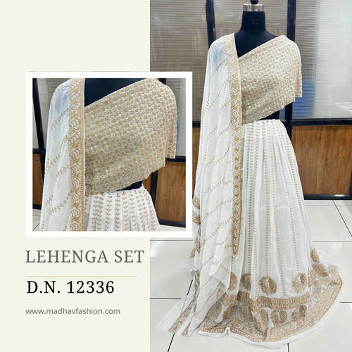 Dyeable Bridal Lehenga Material Fabric