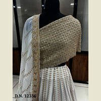 Dyeable Bridal Lehenga Material Fabric