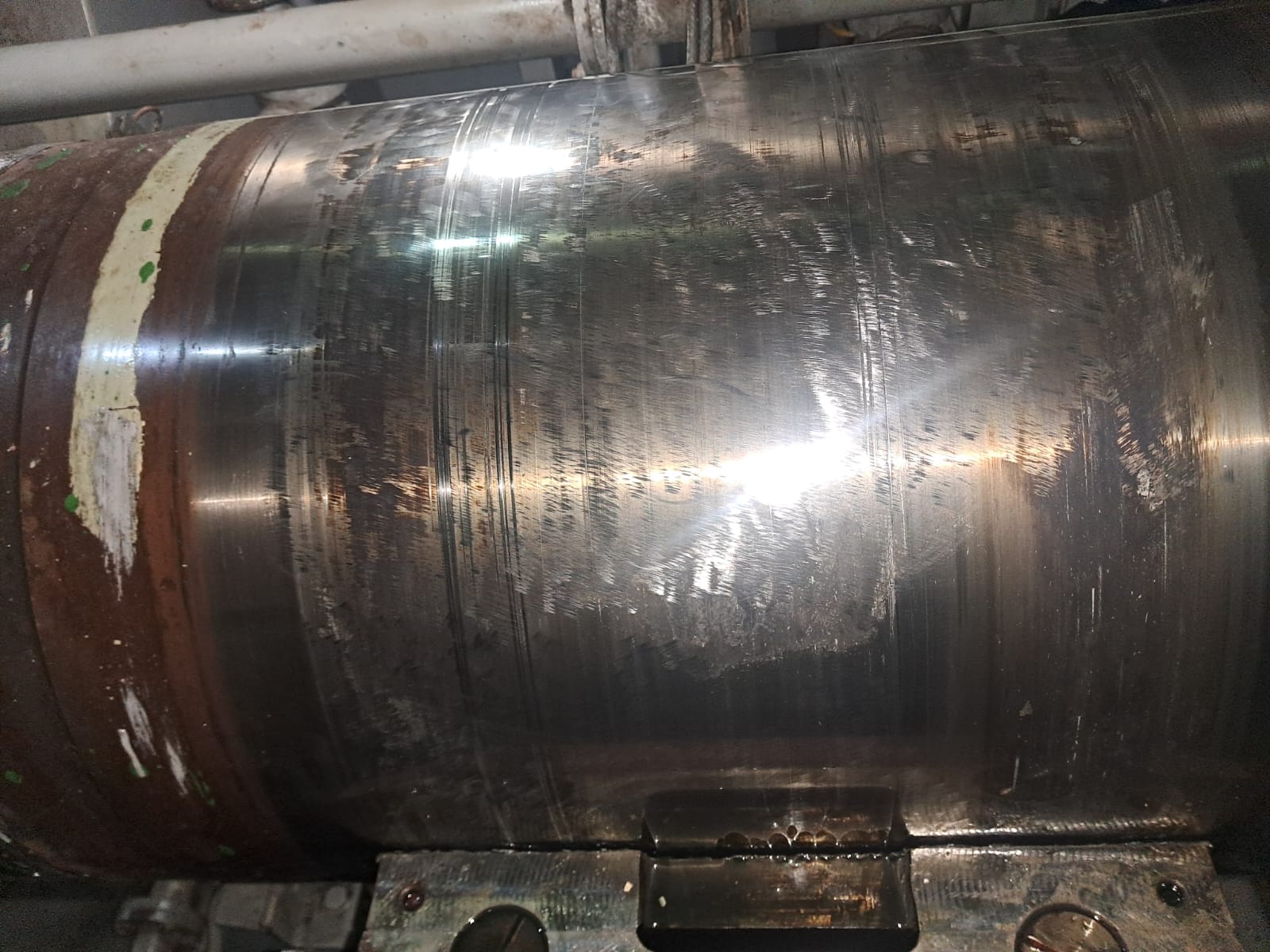 In Place Machining of Damaged Intermediate Shaft Journal