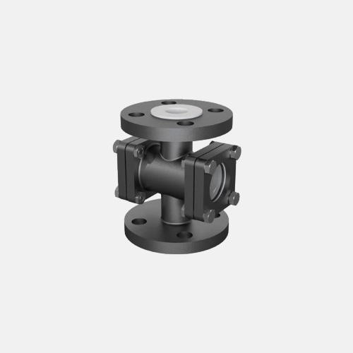 Fluoropolymer And PTFE  Lined Double Window Sight Flow Indicator