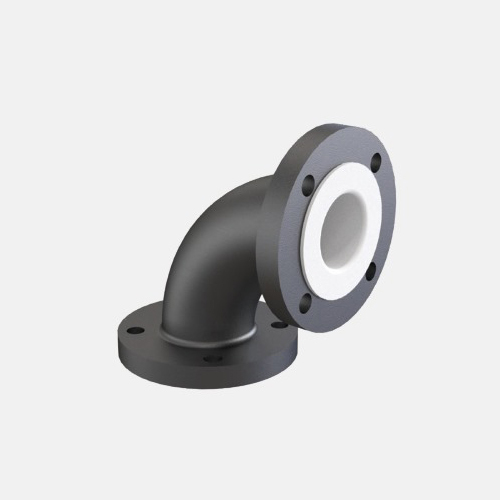 90 Degree Fluoropolymer And PTFE  Lined Elbow