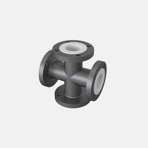 Fluoropolymer And PTFE Lined Equal Cross