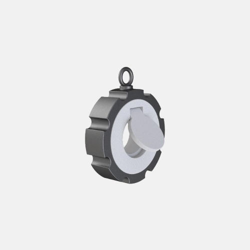 Stainless Steel And Ptfe Lined Swing Check Valve - Color: Black