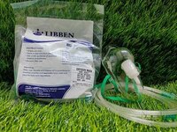 Oxygen Face Mask - Circular Shape, Waterproof Material | Cuff For Secure Fit, Recyclable, Sterilized, Disposable Design