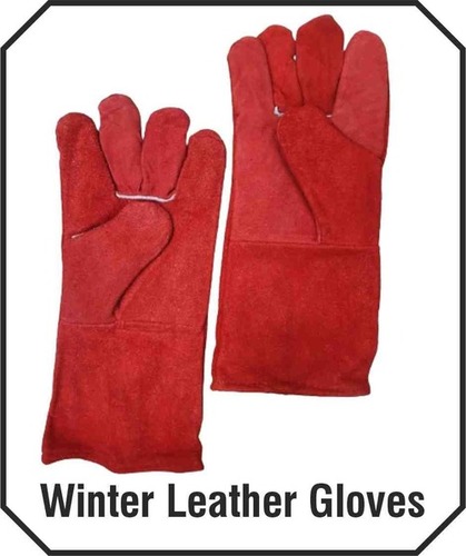 Winter Leather Hand Gloves