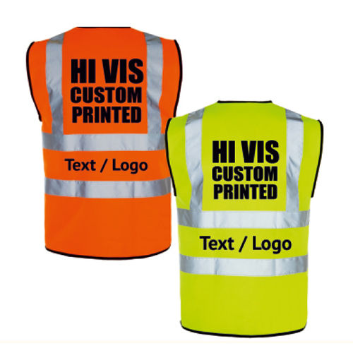 Customized Safety Jackets Printing Service