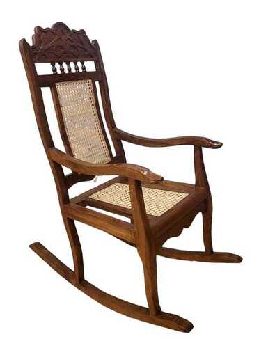 Antique Wooden Rocking Chair - Artwork: Handmade