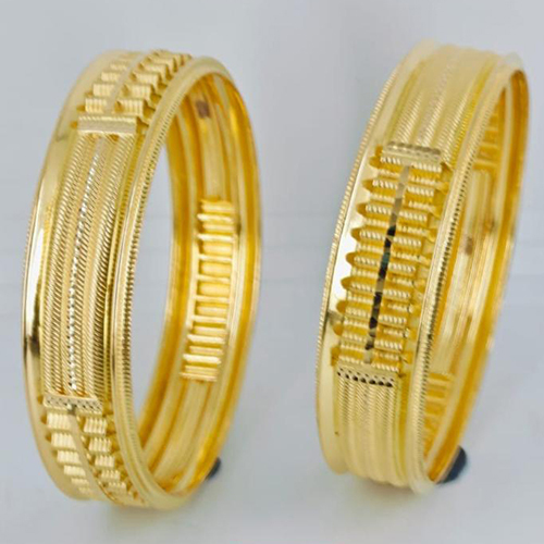 Gold Jadau Fancy Bangles