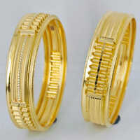 Gold Jadau Fancy Bangles