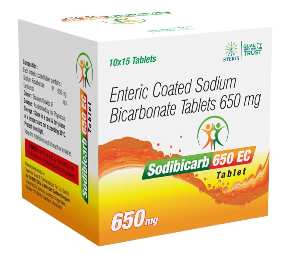 Sodibicarb Bicarbonate 650 Mg