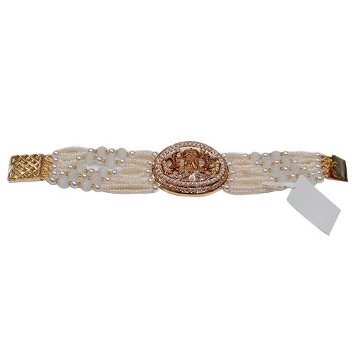 Gold Fancy Jadau Bracelet - Color: As Per Requirement