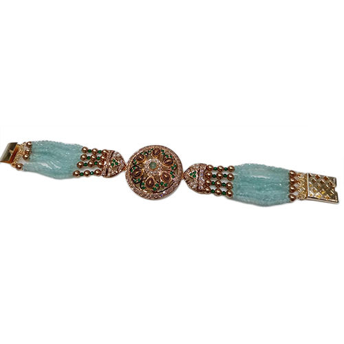 Gold Jadau Bracelet