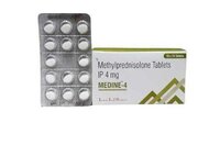 Methylprednisolone Tablet - 4 Mg, Efficient Anti-inflammatory Treatment For Allergies, Asthma, And Autoimmune Disorders, 10x10 Packaging
