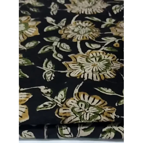 Kalamkari Block Printed Fabric - Fabric Type: Cotton
