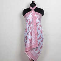 Ladies Block Printed Beach Sarong