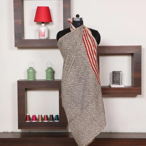 Ladies Hand Block Printed Cotton Sarong - Color: Multicolor