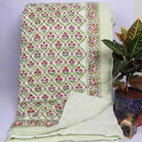 Block Printed Jaipuri Quilts - Material: 100% Cotton