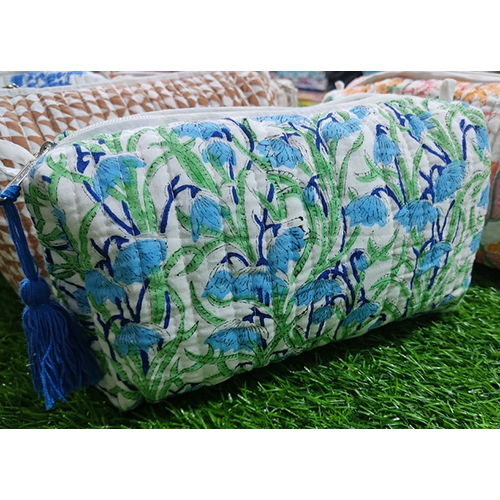 Jaipuri Printed Quilted Pouches
