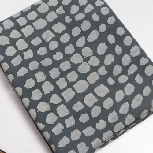 Natural Dabu Bagru Print Dress Material