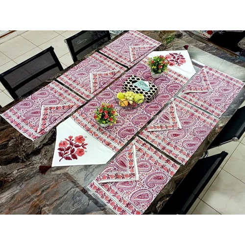Hand Block Printed Table Mat - Age Group: Adults