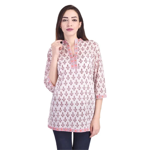 Hand Block Printed Designer Kurti