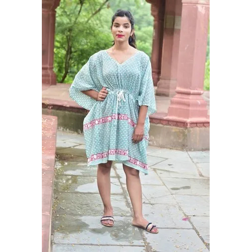 Hand Block Printed Kaftan