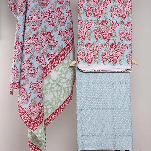 Ladies Unstitched Printed Suit