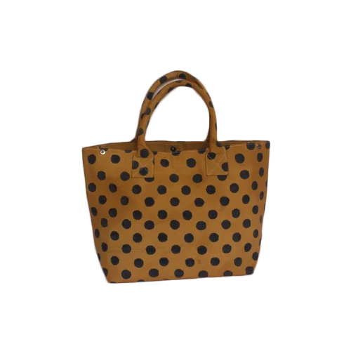 Canvas Designer Bag - Color: Brown