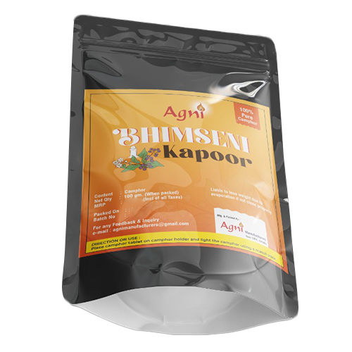 Bhimseni Camphor - Purity: 100%