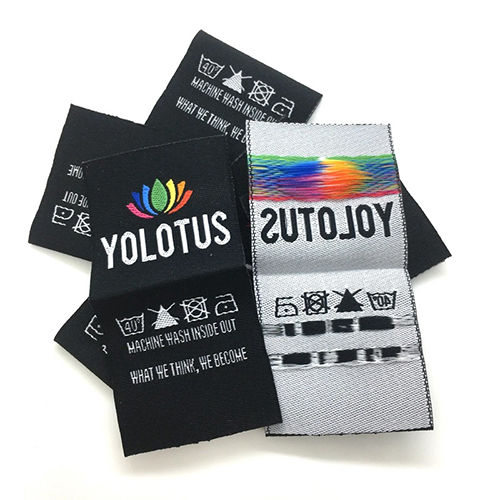 Woven T-Shirt Neck Tag - Color: Multicolor