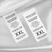 Washable Label - Color: White