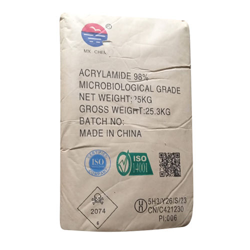 25Kg Microbiological Grade Acrylamide - Application: Industrial