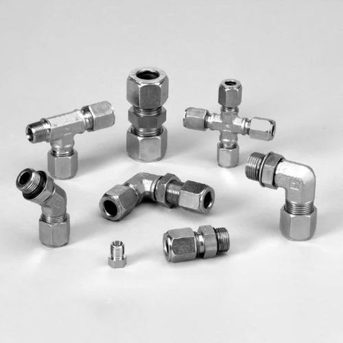 Cast Italy High Pressure Tube Fittings - Color: Silver