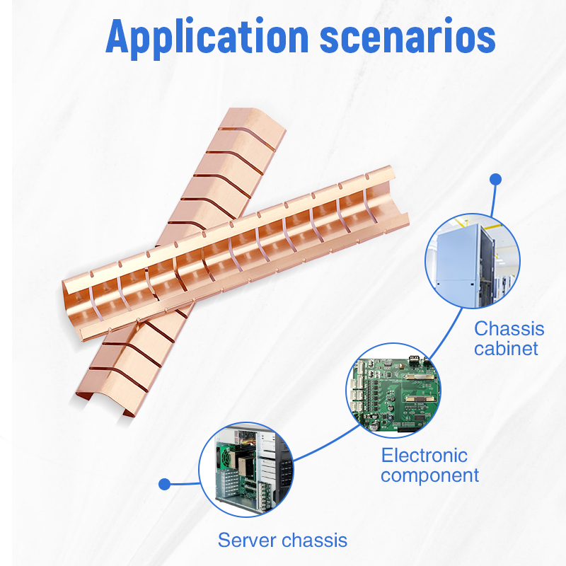 Chassis shielding beryllium copper shrapnel