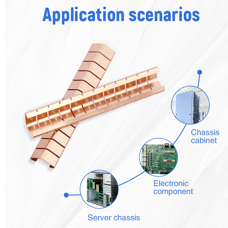Chassis shielding beryllium copper shrapnel
