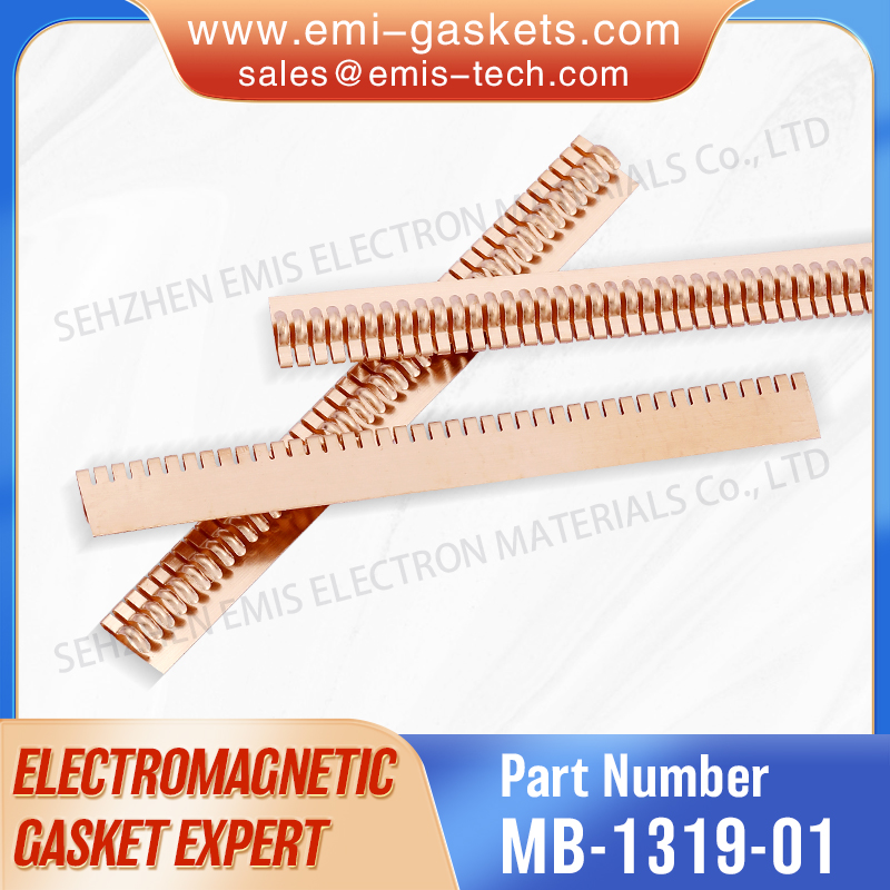 ESD shielding beryllium copper strips