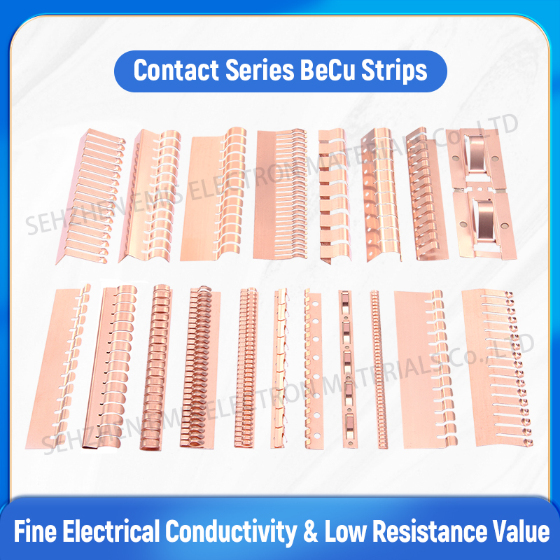 ESD shielding beryllium copper strips