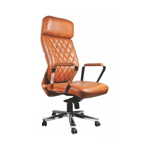 HB-18000 Genuine Leather Amaze Revolving Office Chairs