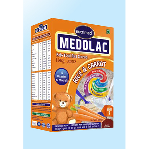 Medolac Rice And Carrot Baby Food Rice Cereals