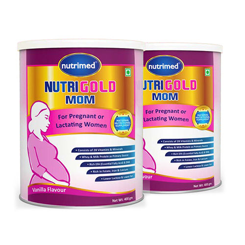 400G Nutri Gold Mom Vanilla Flavour Protein Supplement - Dosage Form: Powder