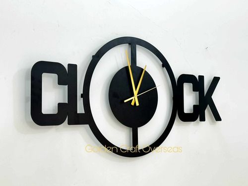 Clock Wall Clock - Color: Black