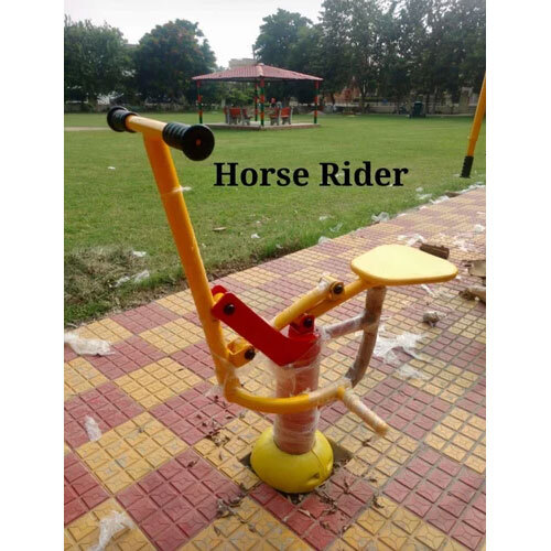 Yellow Outdoor Horse Rider