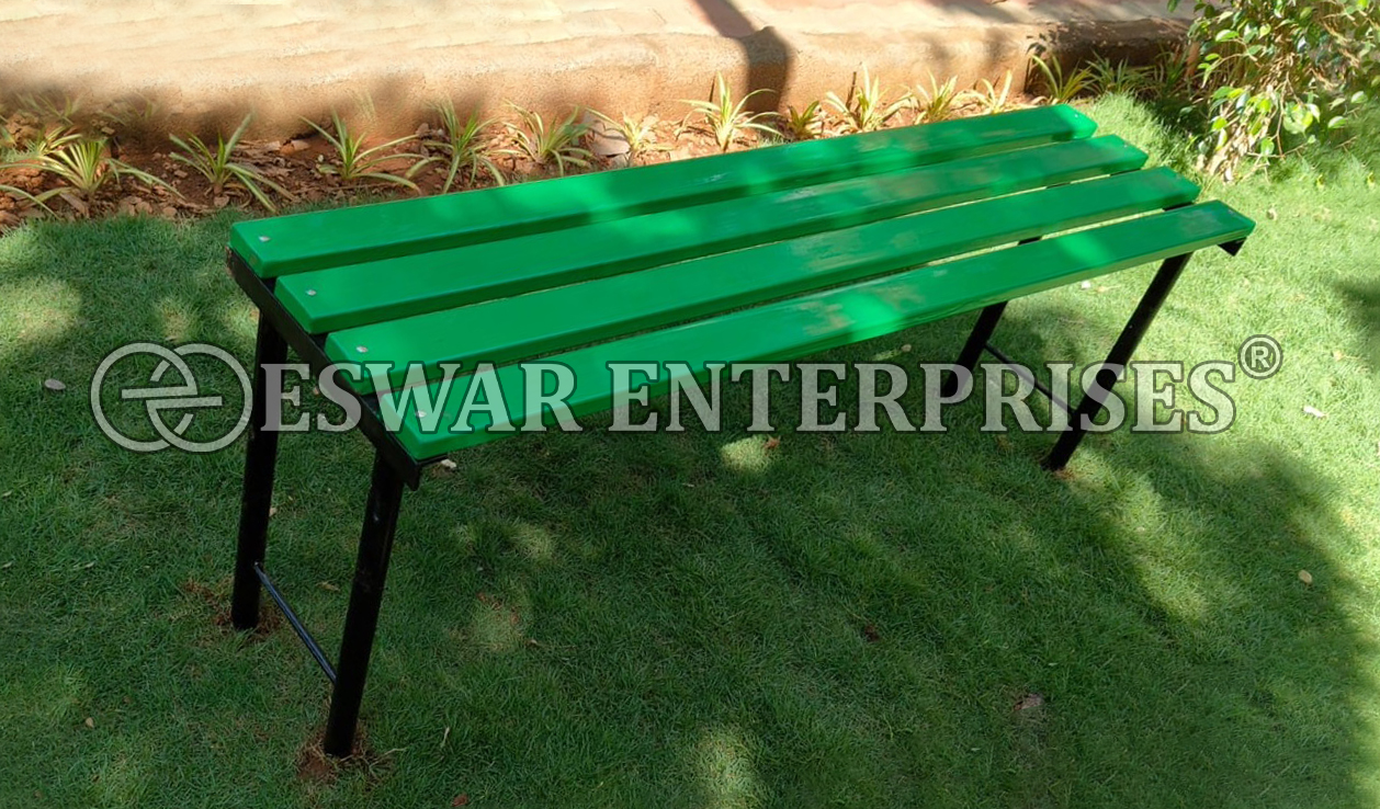 Cast Iron  Park Bench Without Back Rest