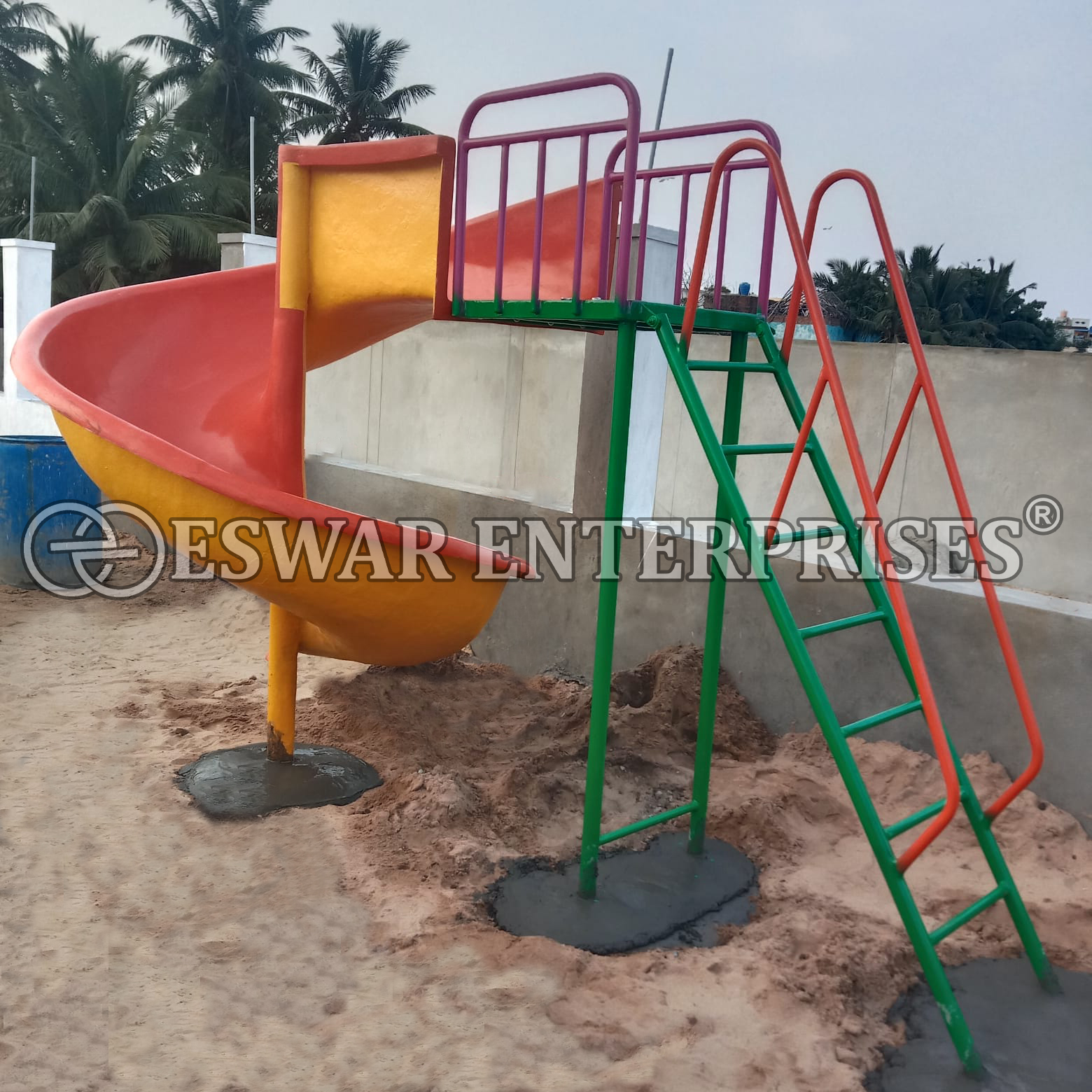 Park Spiral Slide Junior (FRP)