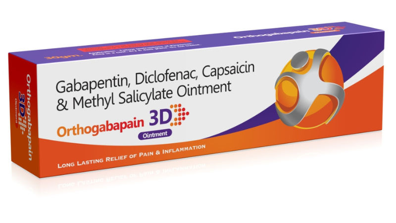 Gabapentin, Diclofenac, Capsaicin & Methyl Salicylate Ointment