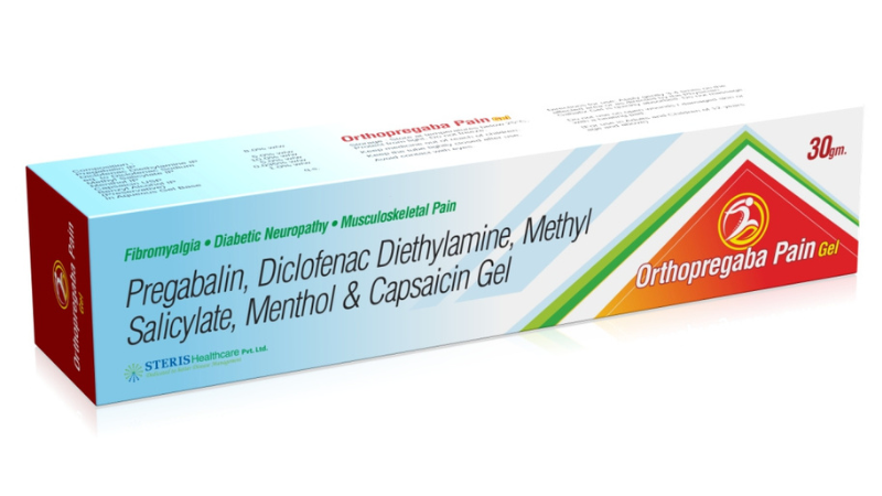 Pregabalin, Diclofenac, Methyl Salicylate, Menthol & Capsaicin Gel