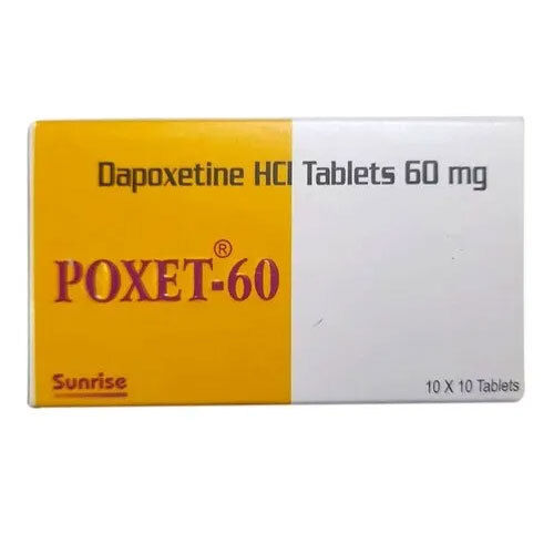 60mg Poxet Dapox-etine Hcl Tablet