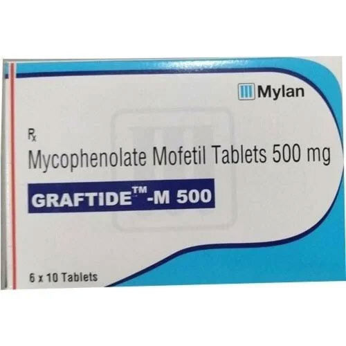 500Mg Graftide Mycophenolate Mofetil Tablet - Storage Instructions: Dry And Cool Place