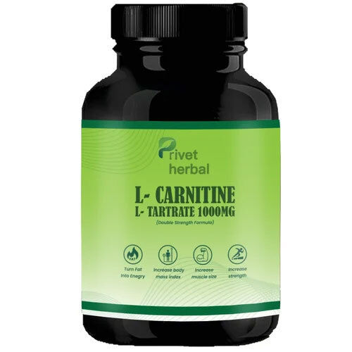 Privet Herbal L Carnitine L Tartrate 1000Mg Tablet - Storage Instructions: Dry And Cool Place