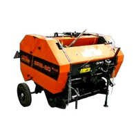 Agro Round Straw Baler - Ms Material, 210 Ltr/hr Capacity, Custom Color Options | 30-50 Hp, Petrol Powered, Reliable Warranty